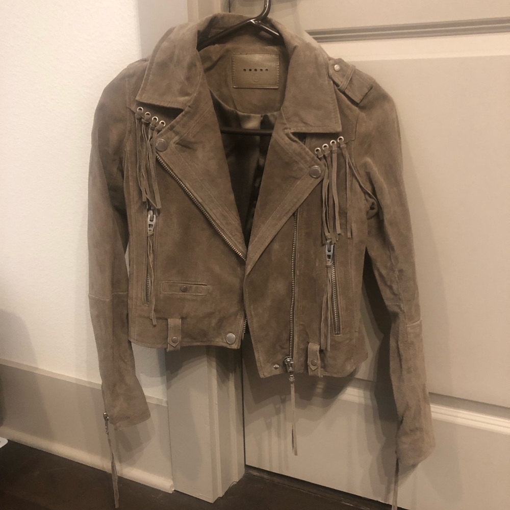 Blank nyc fringe jacket